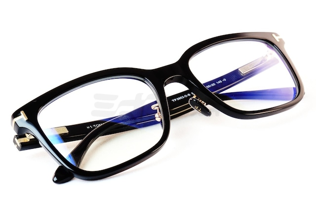 TOM FORD ブルーライトカット TF5853-D-B ECO 001 スクエア メンズ レディース 眼鏡 アジアンフィット メガネ トムフォード-4枚目