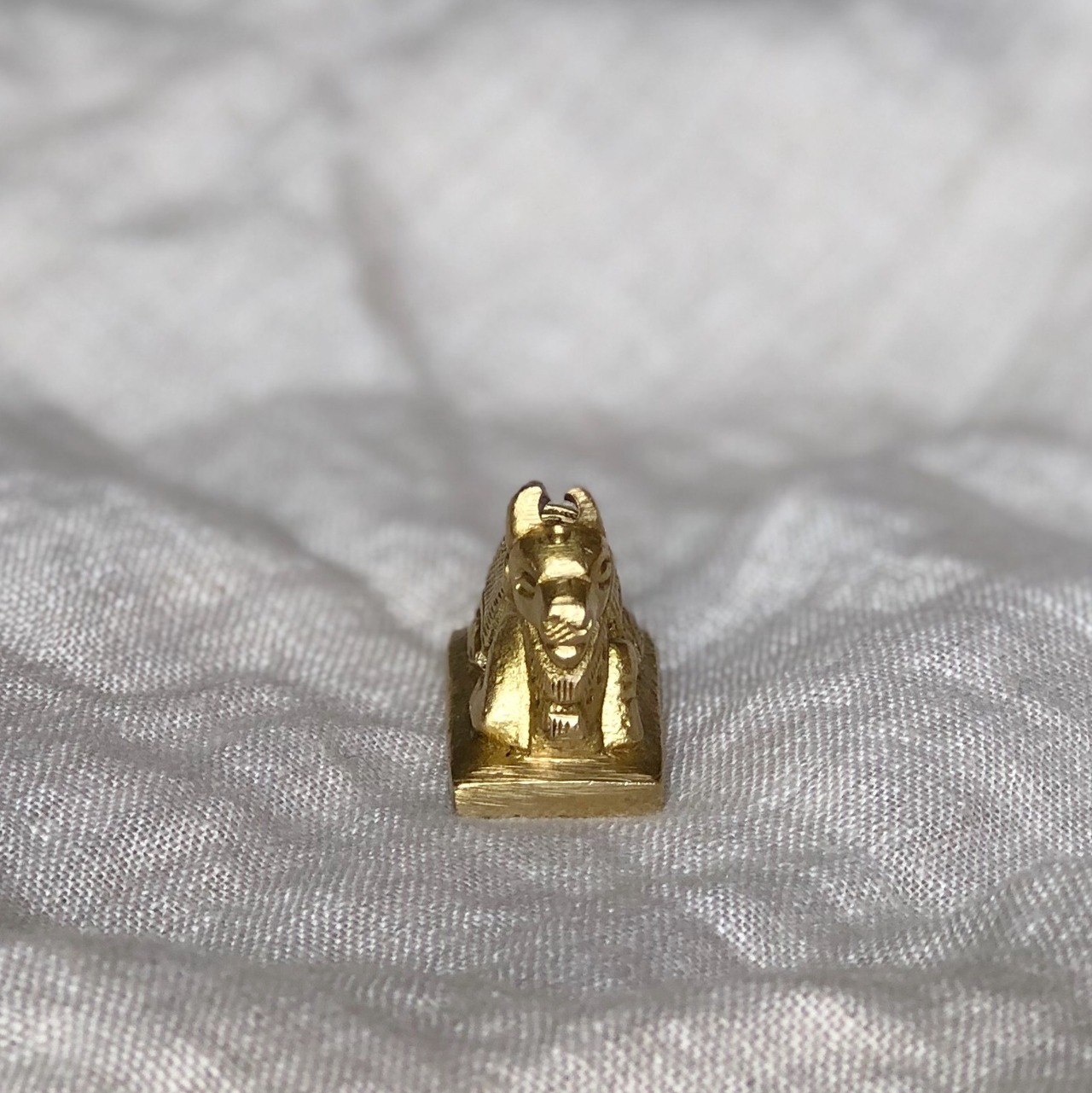 ナンディン(ヒンドゥー教の聖なる牛) 【3cm】お香立て