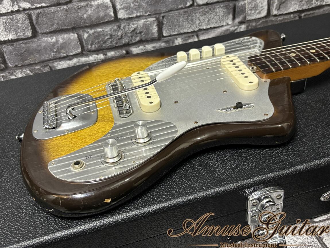Zen-On ZES-170 # Sunburst 1960年代製【Vintage Japan / Brass Nut