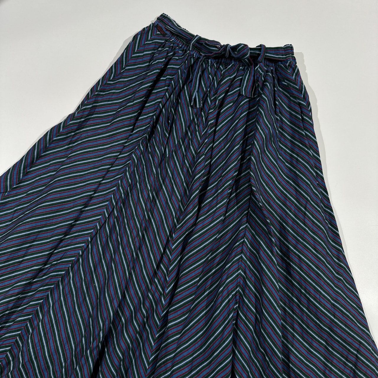 マドモアゼルノンノン 麻 100% ロングスカート タグ付新品マドモアゼル