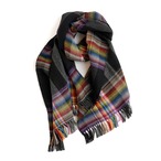 THE INOUE BROTHERS／Multi Coloured Scarf／Black