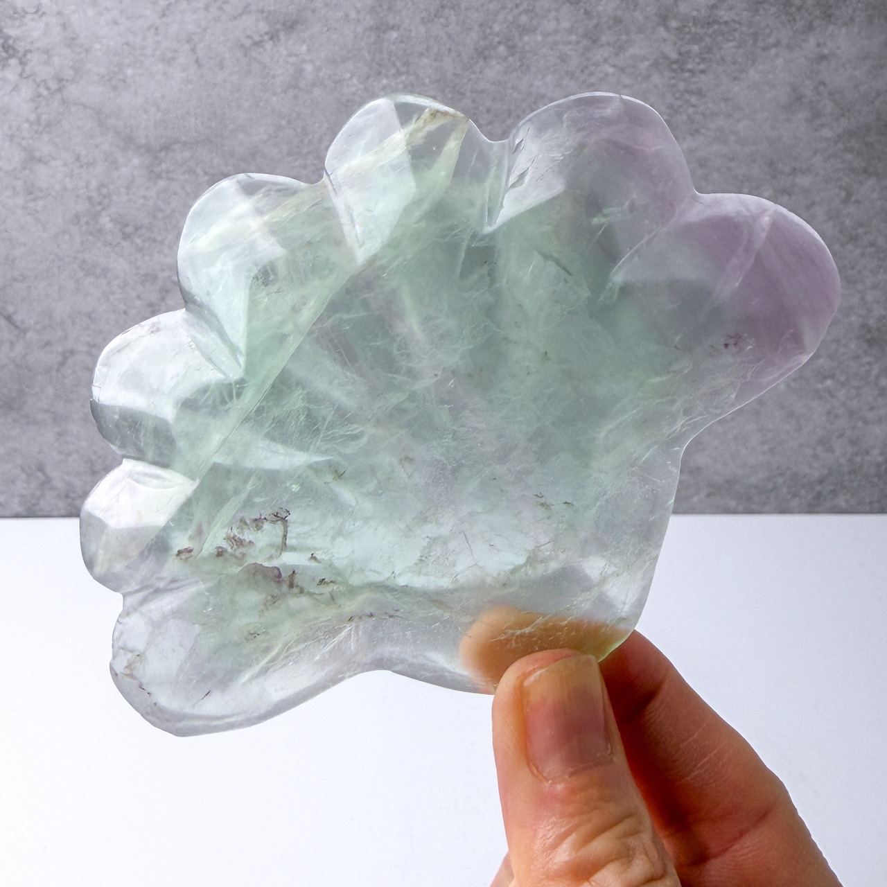 フローライト シェル プレート ＊ Fluorite ＊ 天然石