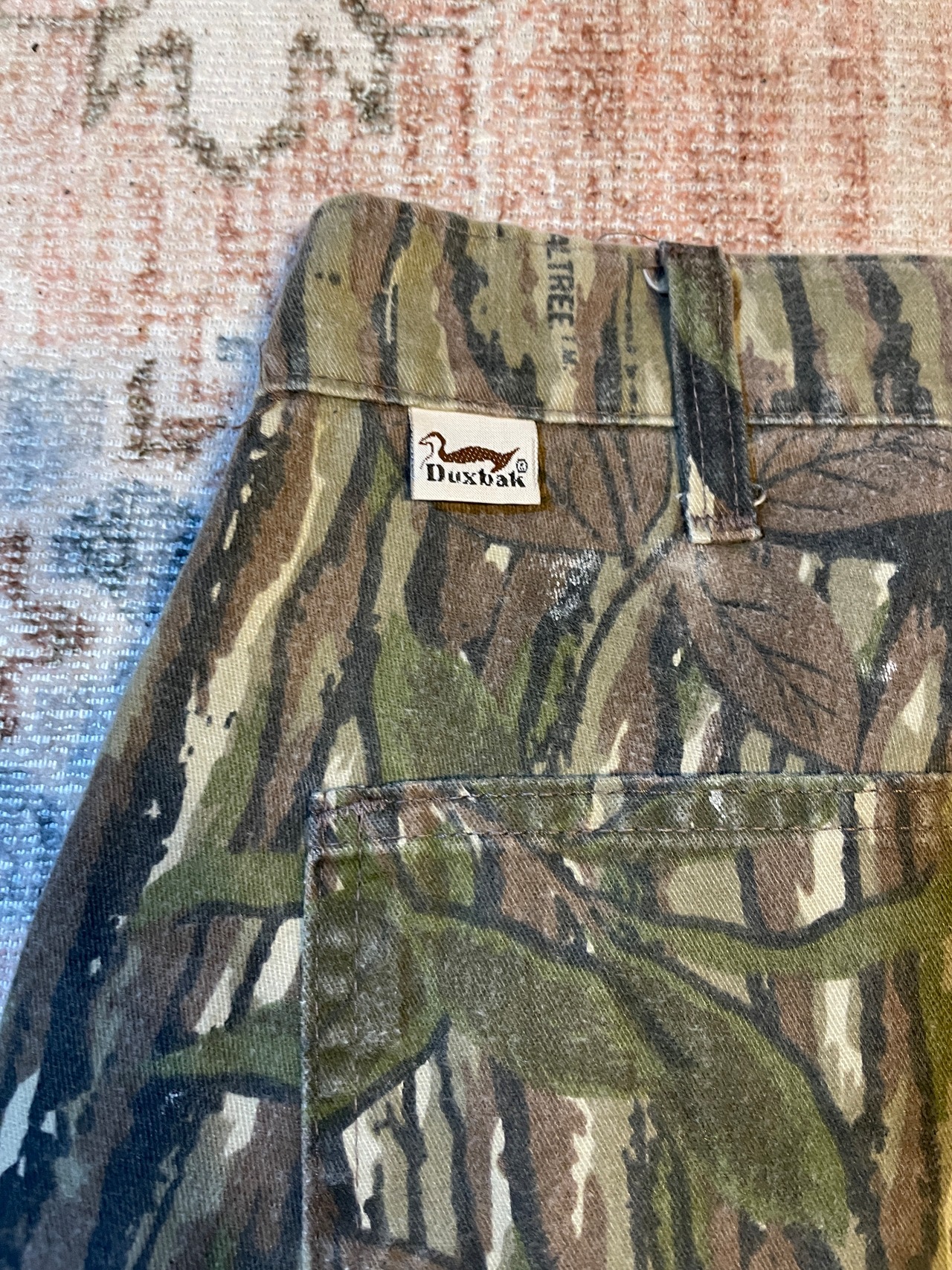 80s / USA製 / Duxbak / Quiltinig liner REALTREE pants
