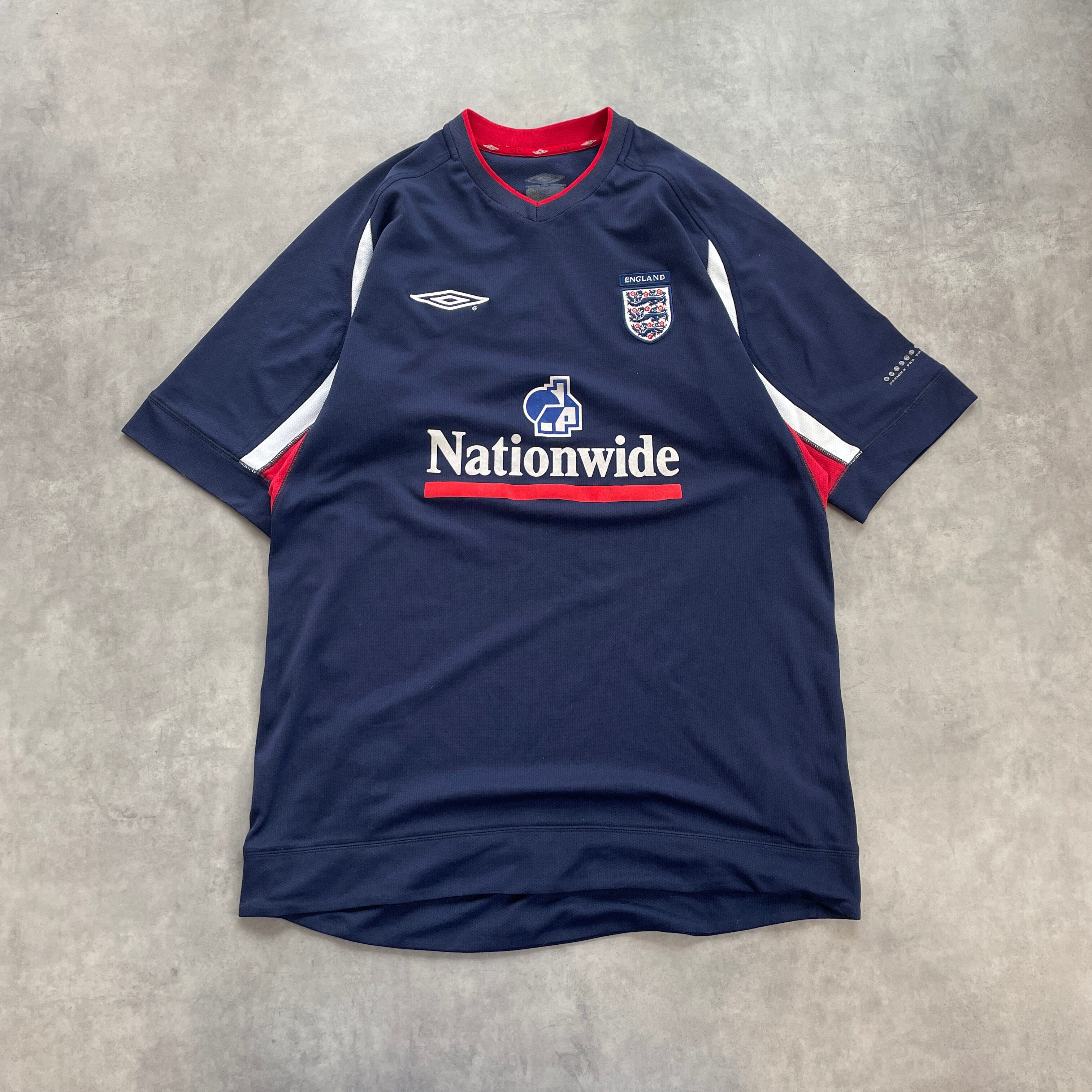 00s UMBRO アンブロ イングランド代表 サッカーシャツ Tシャツ