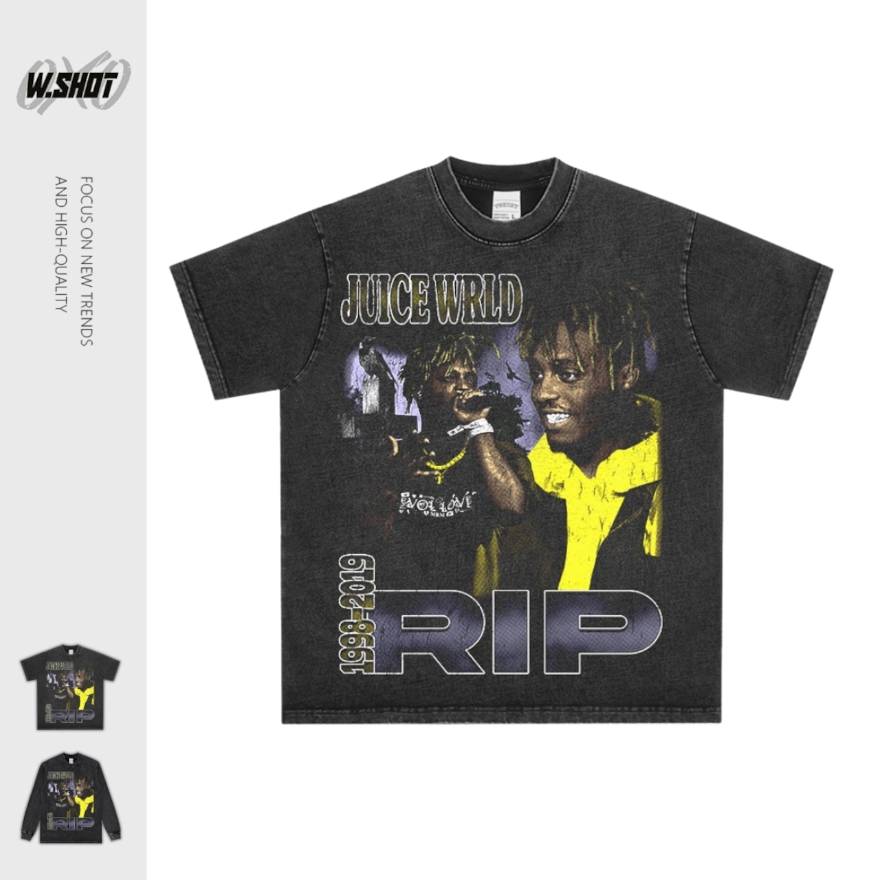 VINTAGE ストリート Juice Wrld Tシャツ T2223
