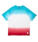 【APPLEBUM】アップルバム Multi Color Dip-dye T-shirt (Turquoise / Red) メンズＴシャツ