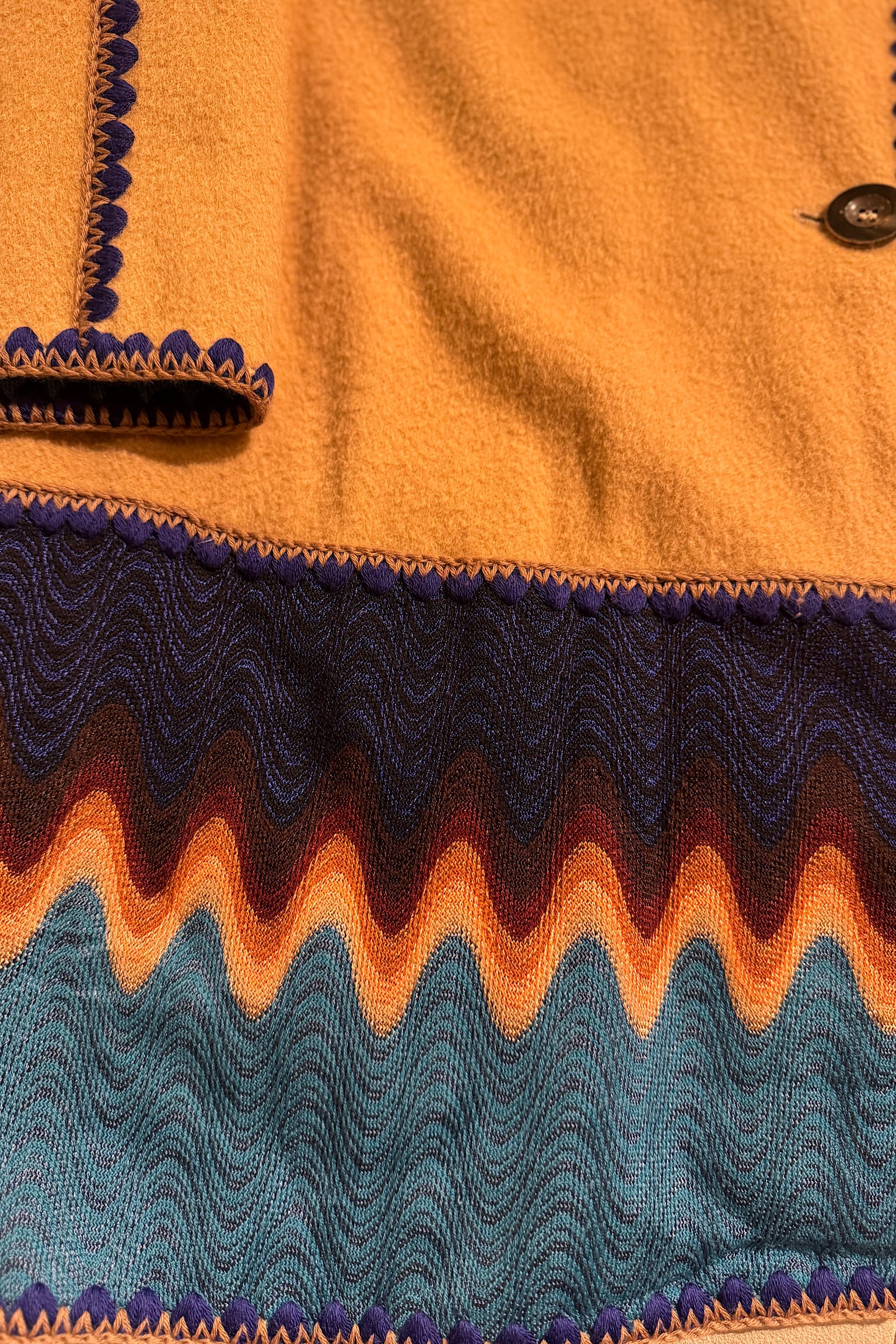 MISSONI カットワークウールコート | DROOMTUIN_VINTAGE