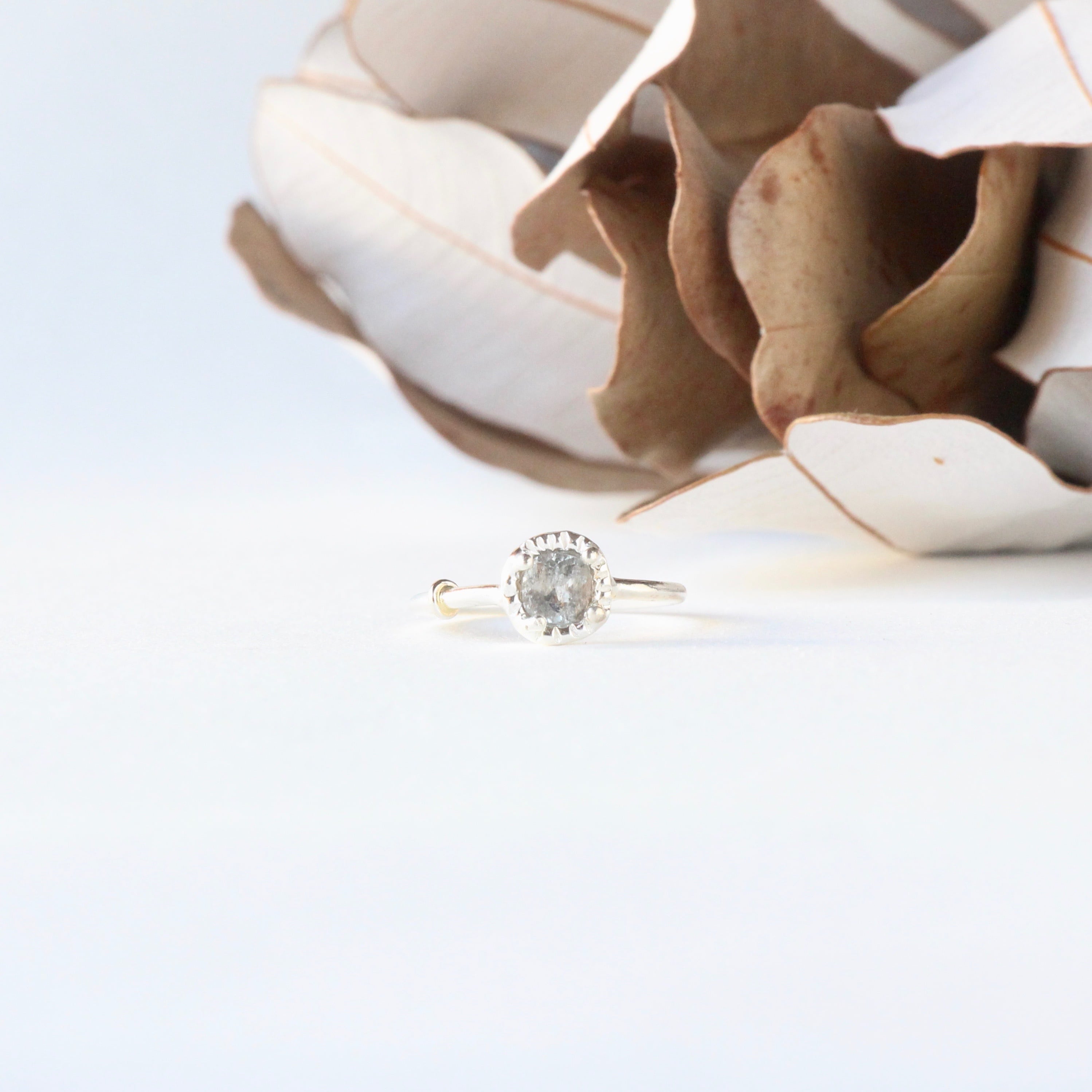 16号モスアクアマリン②リング モス・アクアマリン リング | shizuku jewelry