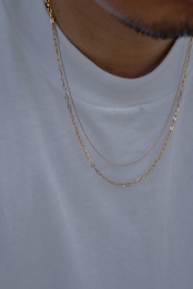 【Skin Flat Chain Necklace】 / GOLD
