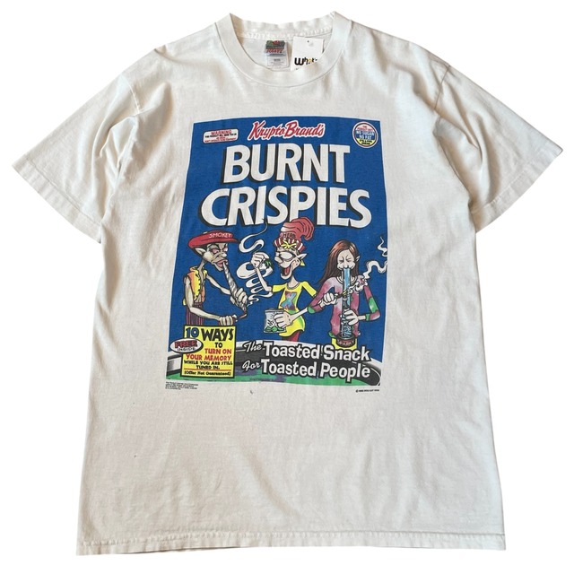 1993s DOG EAT DOG "BURNT CRISPIES" Cereal parody T-shirt