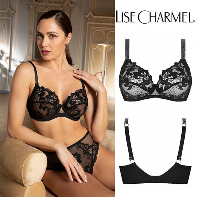 [M05na] フルカップブラ脇補強タイプ(E) 品番BCM6105 ※大きめ注意【LISE CHARMEL】【リズシャルメル】【インポートランジェリー】