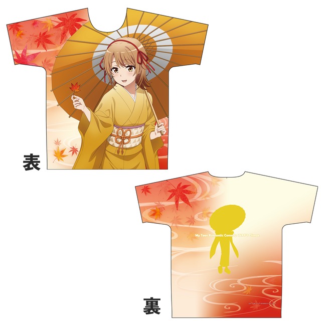 【4571576722369受注生産】やはり俺の青春ラブコメはまちがっている。完【描き下ろし】フルグラフィックTシャツ 2WAYトリコット いろは(紅葉狩り) M