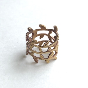 Leaves Ring -  RG-047