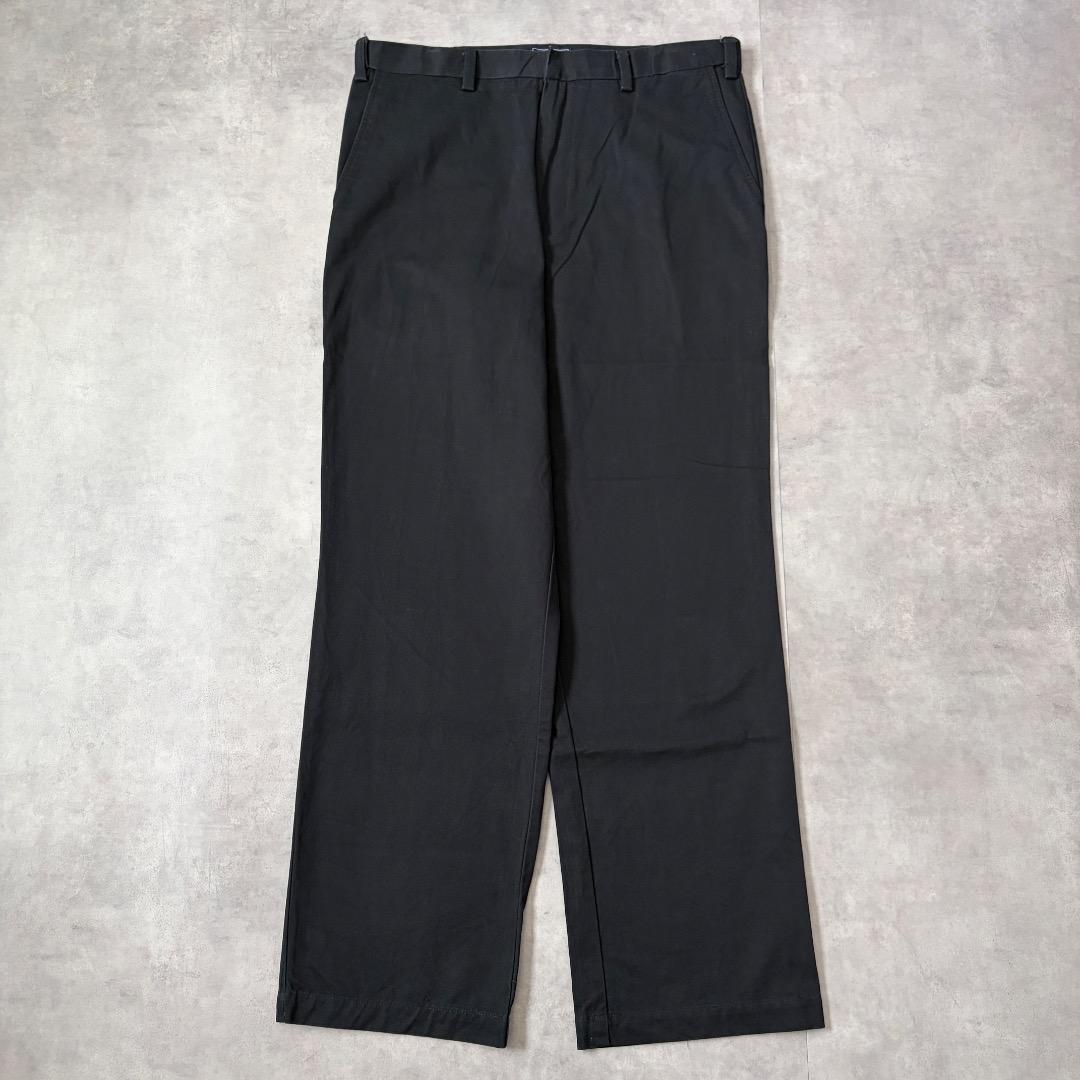 90s ラルフローレン HAMMOND PANT ポロチノ黒 タックチノ USA Polo Ralph Lauren 90s Two Tuck Chino Pants 