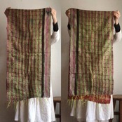 リサイクルサリーのカンタショール 小01 インドの手仕事布 Mulaセレクト