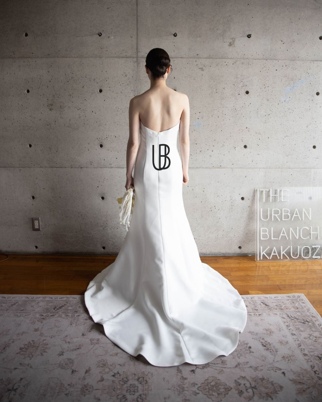 the urban blanche WD12　 ウェディング　ブライダル　ドレス NEW ARRIVAL WD121】 新作入荷 / 2WAY ウエディングドレス レース 刺繍