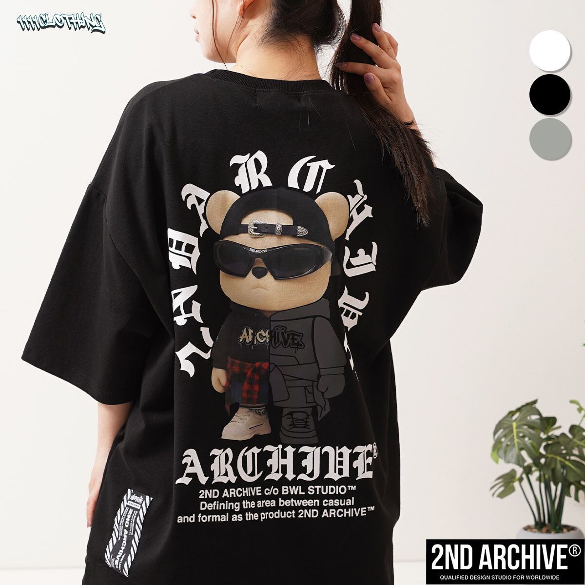 ◇2ND ARCHIVE リフレクター Tee(CAPベア)◇kr-26008 | PAY ID