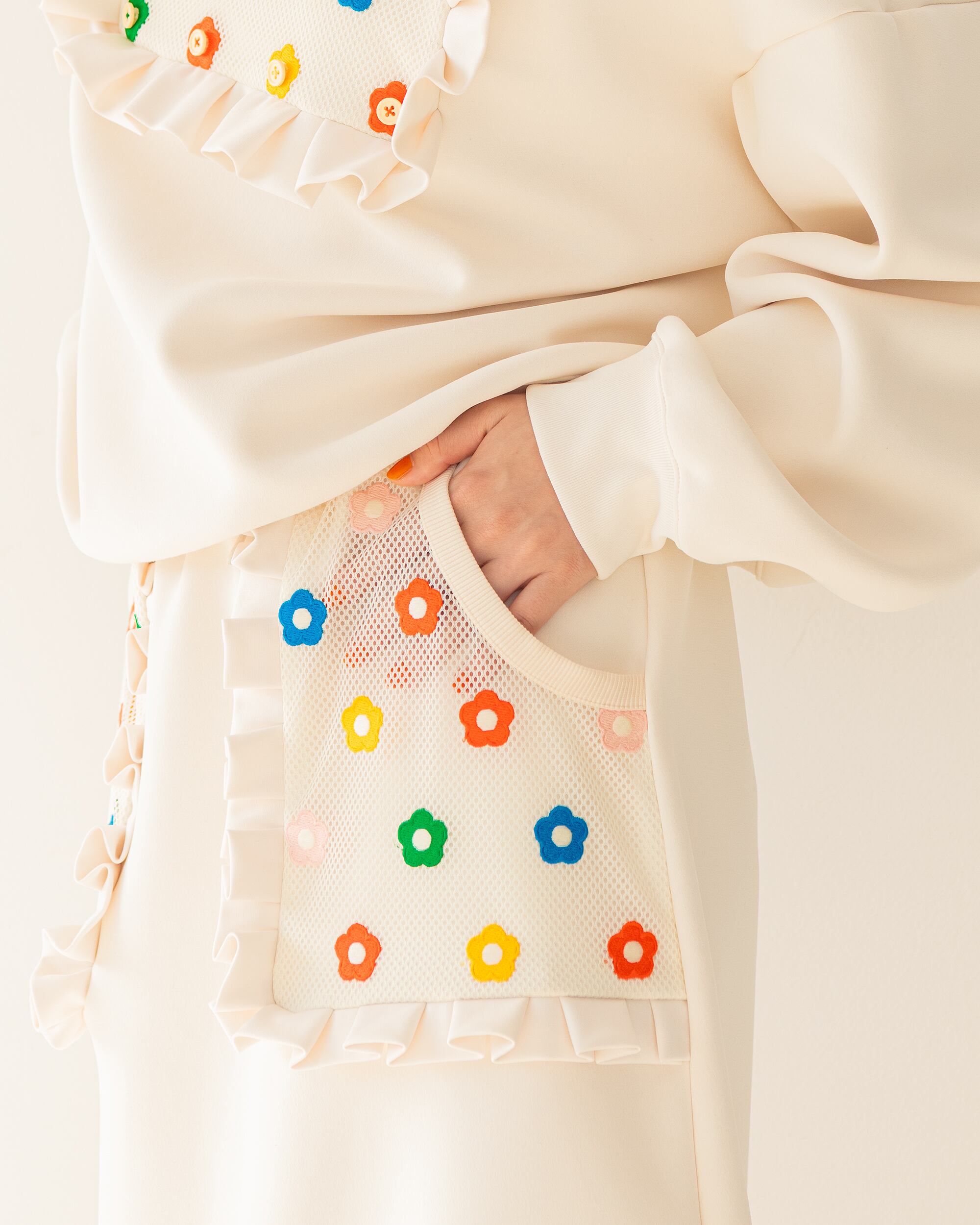 Flower Sweat Skirt | howtovenus