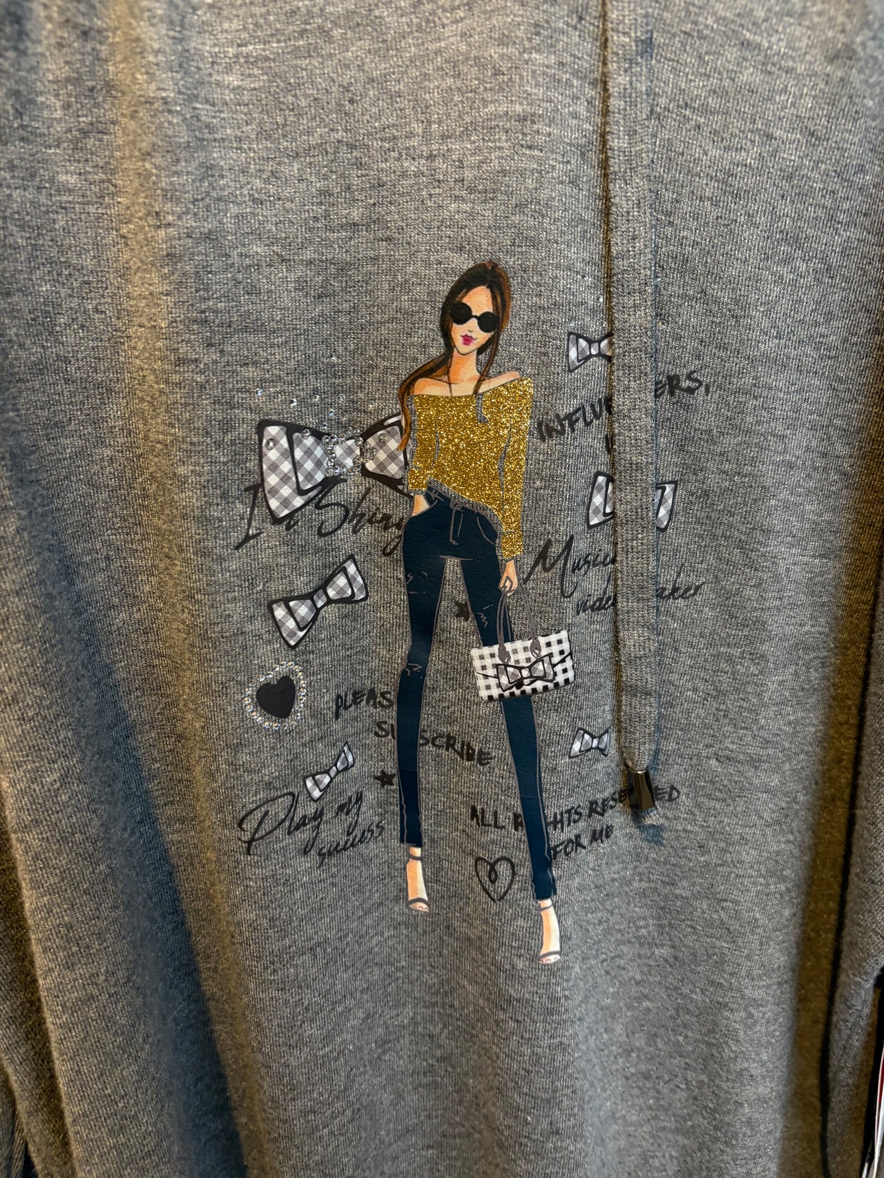 ラドアッシュ お姉さん柄パーカー 53-3956