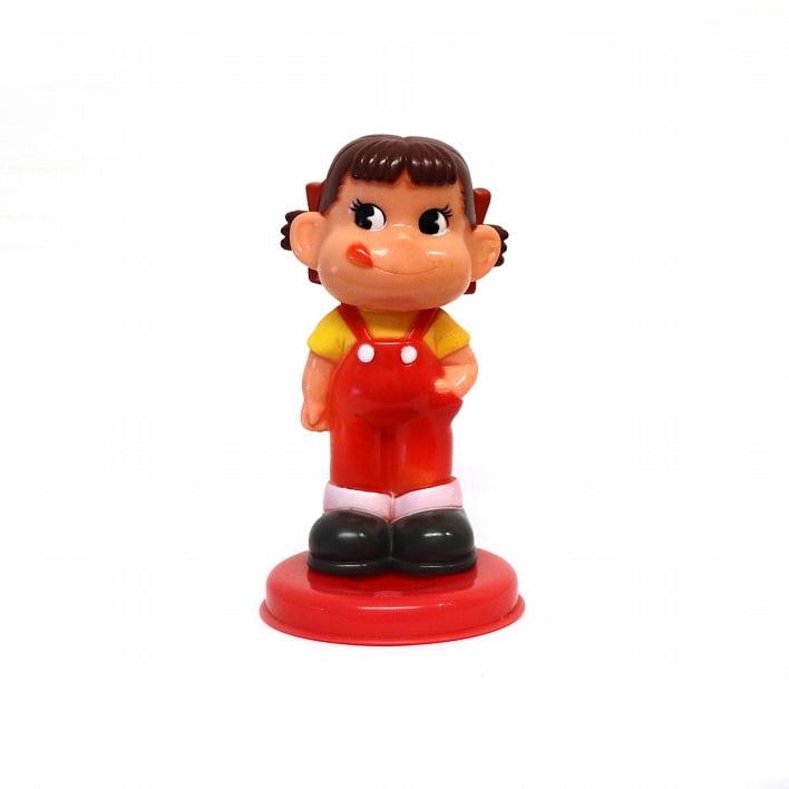 不二家・ペコちゃん・人形・貯金箱・台座付・No.190609-24・梱包サイズ