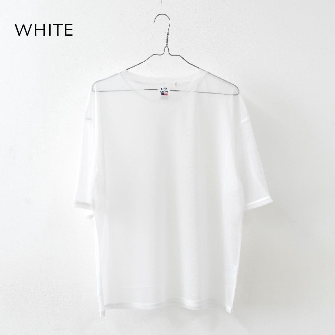STAR&STRIPE [スターアンドストライプ] SHEER TEE [SSMD-090] シアーT