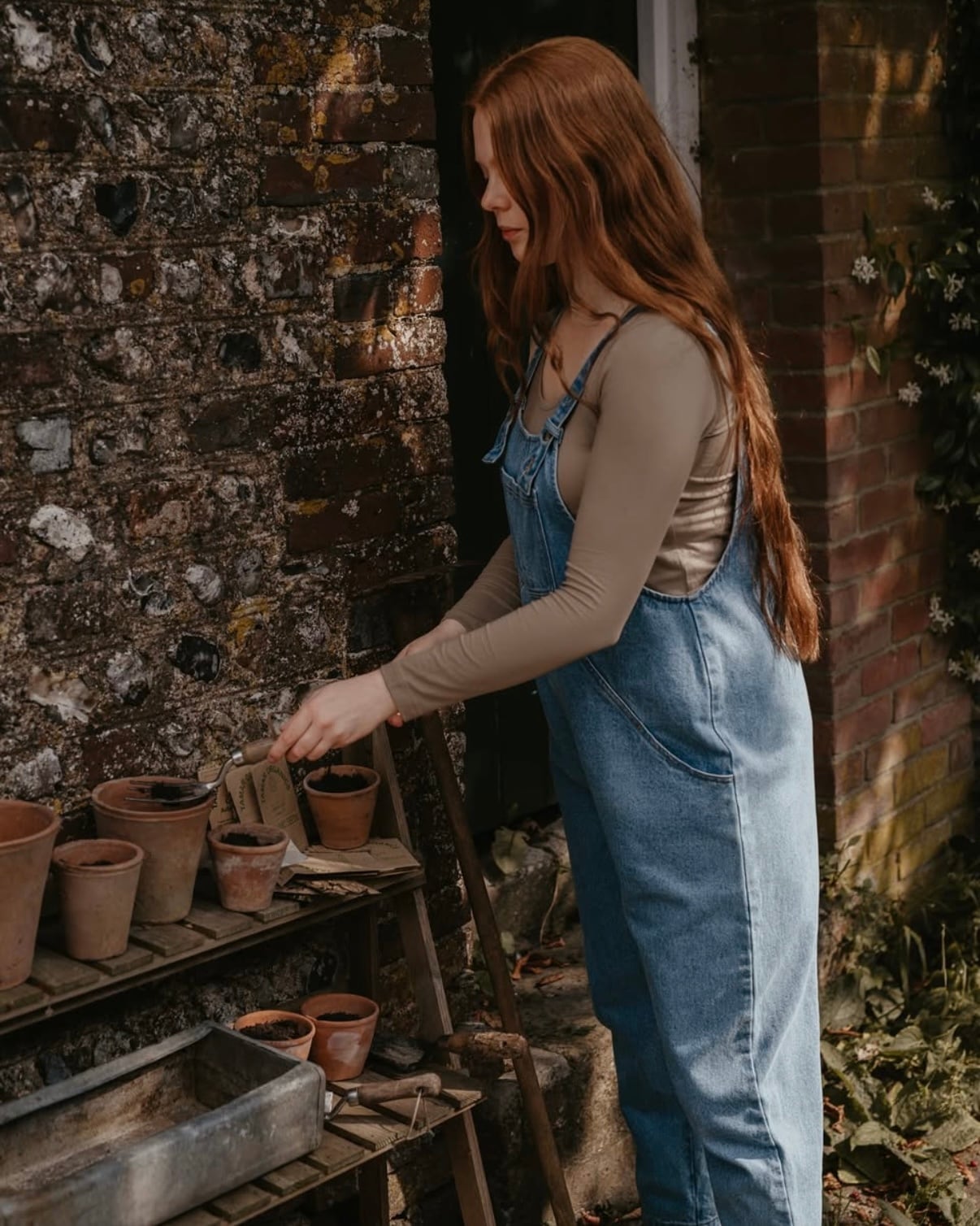 The Simple Folk】The Oversized Denim Dungaree - Women's | RIRIBELL