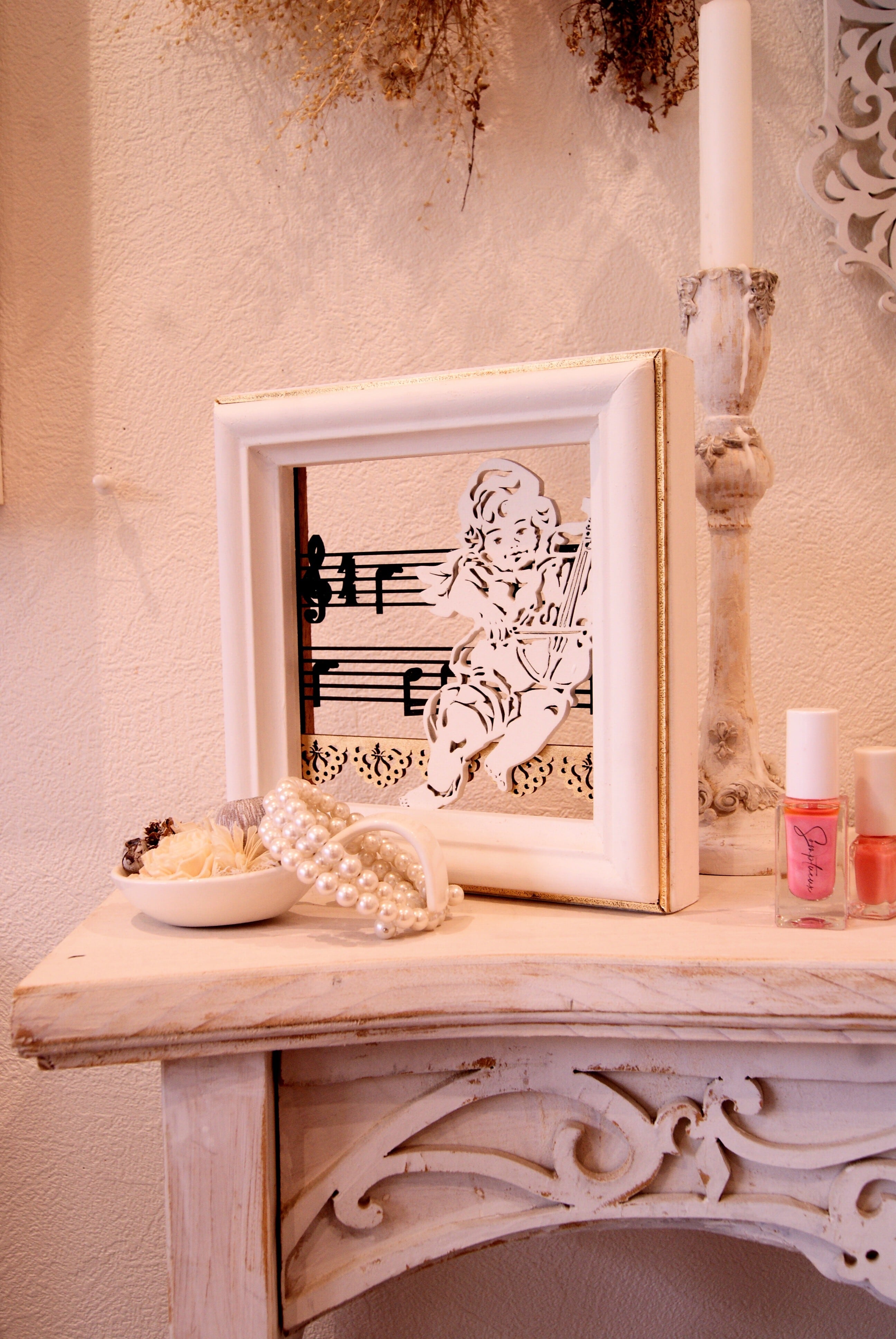 むにゅむにゅ ムニュムニュ 店パネル アートパネル フレーム シャビー