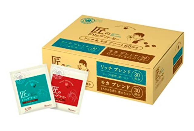 片岡物産 匠のドリップコーヒー リッチ & モカ アソート 60P