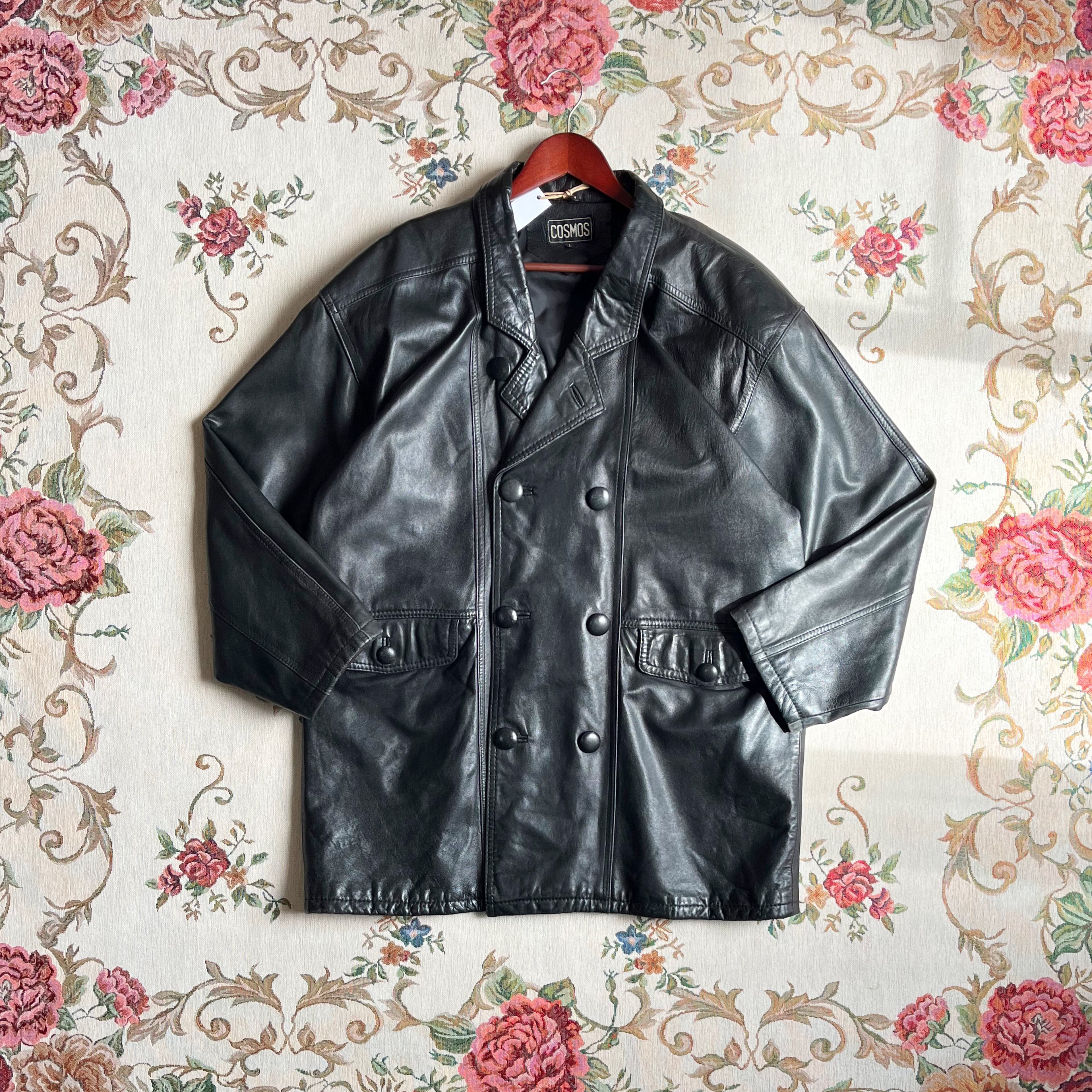 KOREA vintage lamb leather jacket