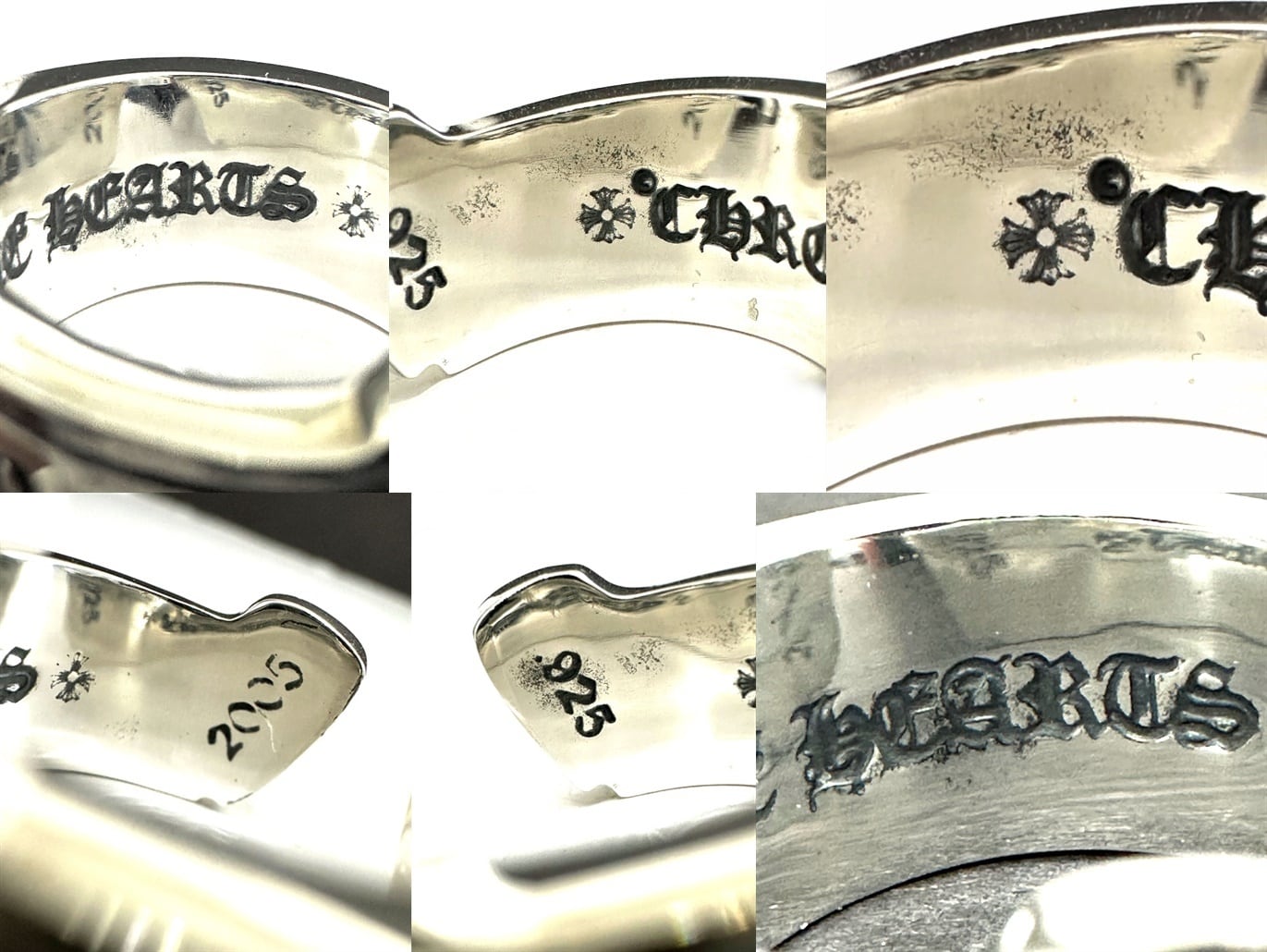 CHROME HEARTS クロムハーツ ラージ スクロールラベルリング SCROLL