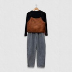 【レイヤードスタイル】大人可愛い トップス キャミソールベスト ビスチェ｜ブルー｜サムネイル10