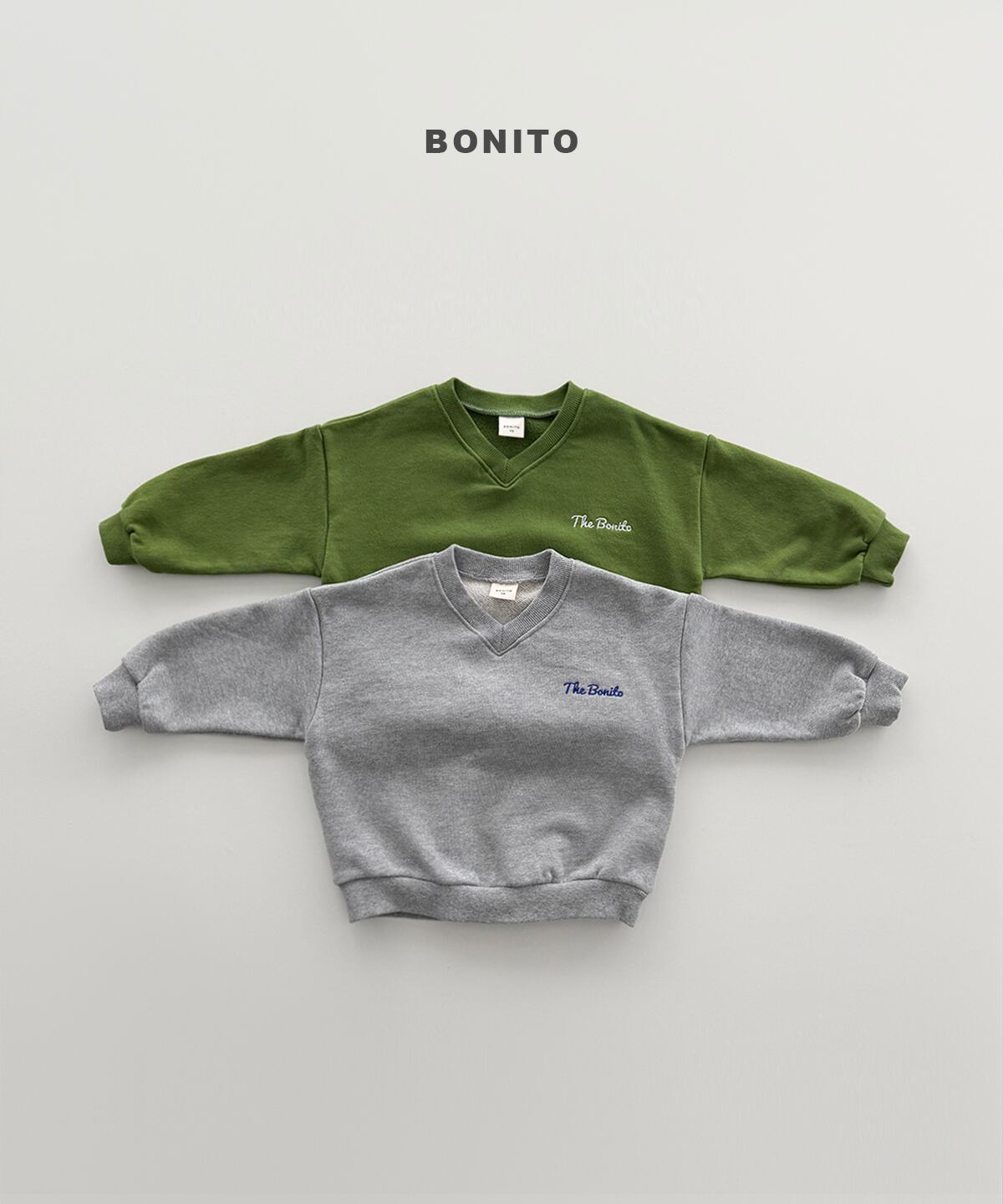v-neck sweatshirt【BONITO】※9月中旬発送予定