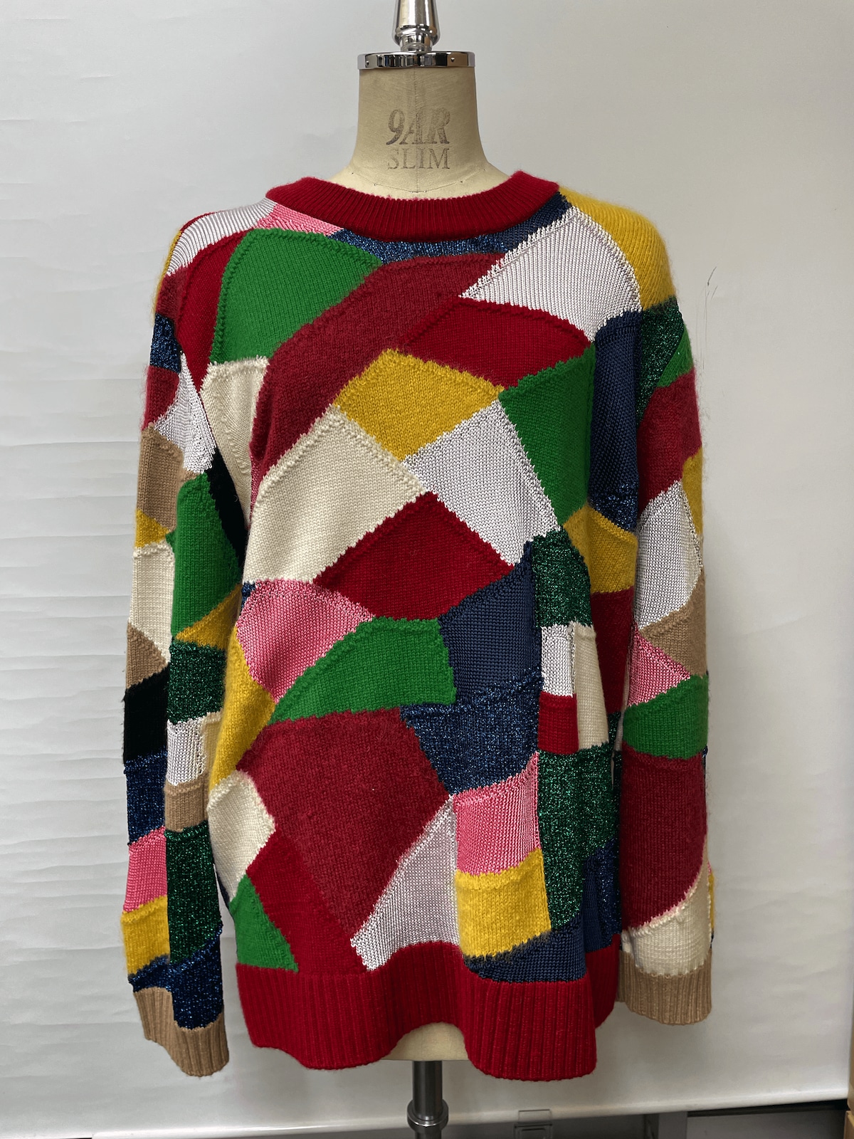 Burberry マルチ柄 ニット オーバーサイズ Burberry マルチ柄 ニット オーバーサイズ