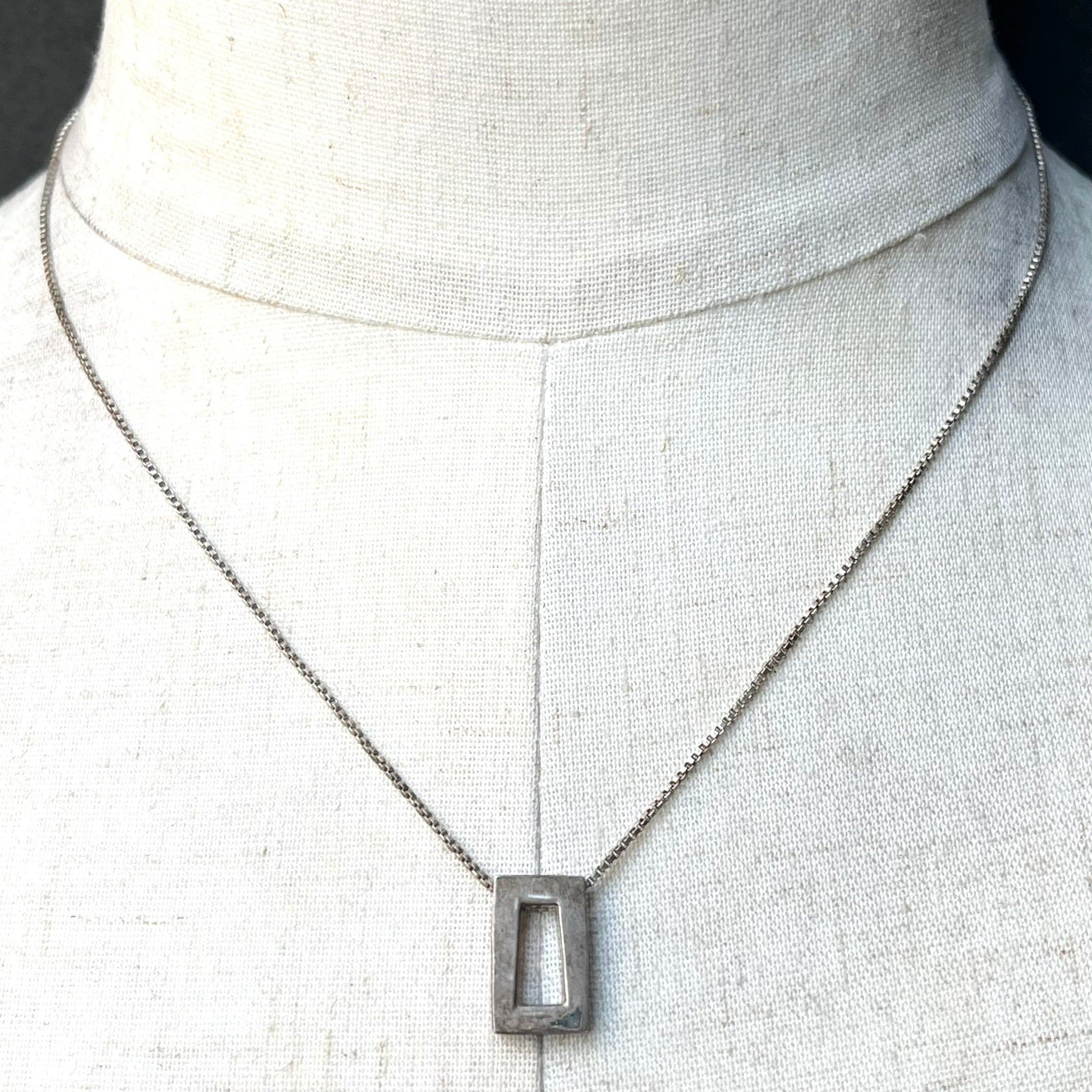 SILVER925 PIG NOSE DESIGN NECKLACE/シルバー/ネックレス