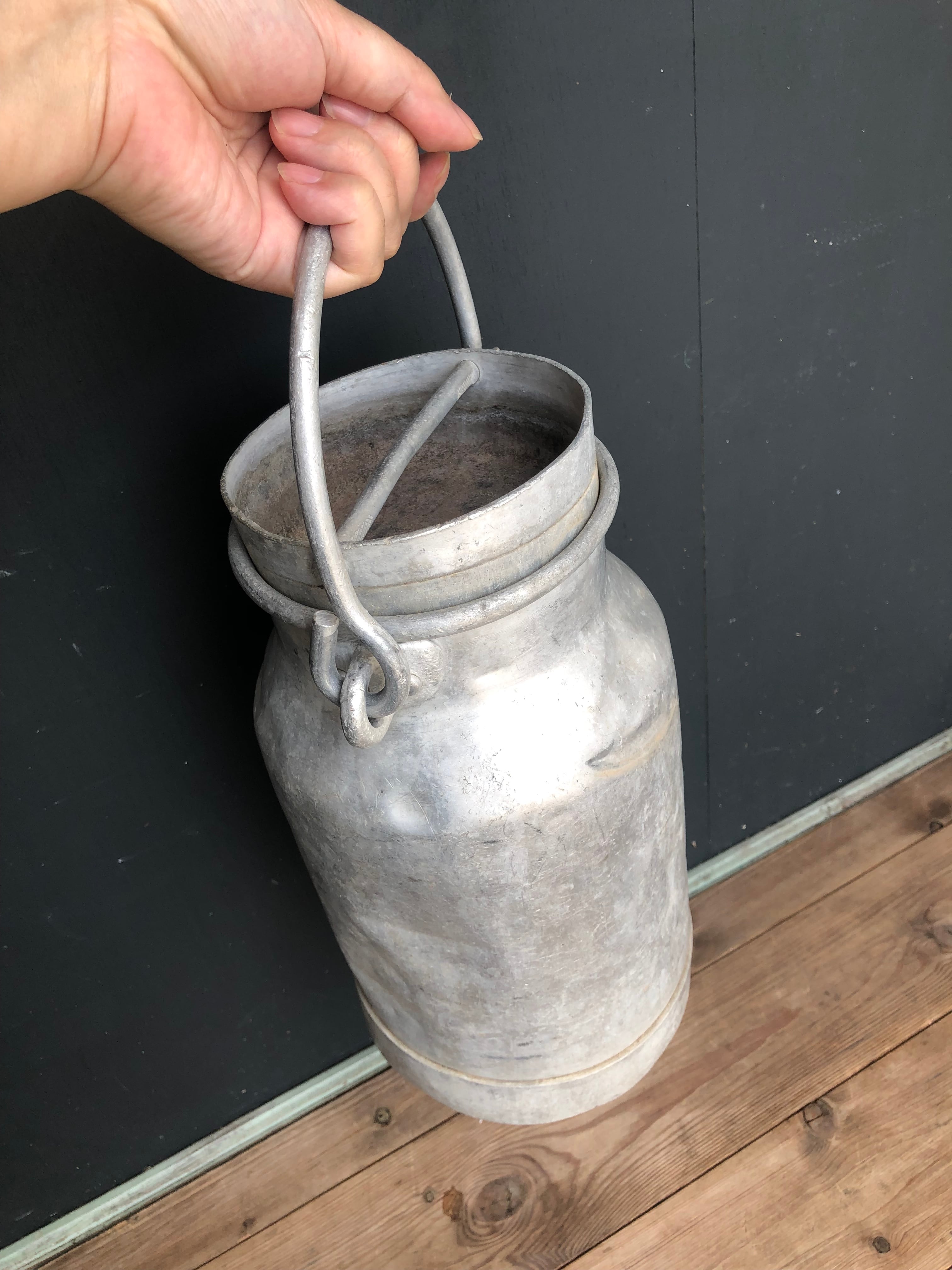 アルミのミルク缶 ミニサイズ | Brocante de La Cocotte （フランス