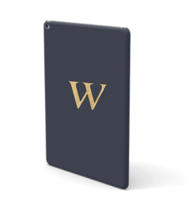 iPad Premium Smooth Leather Case (Midnight Blue)