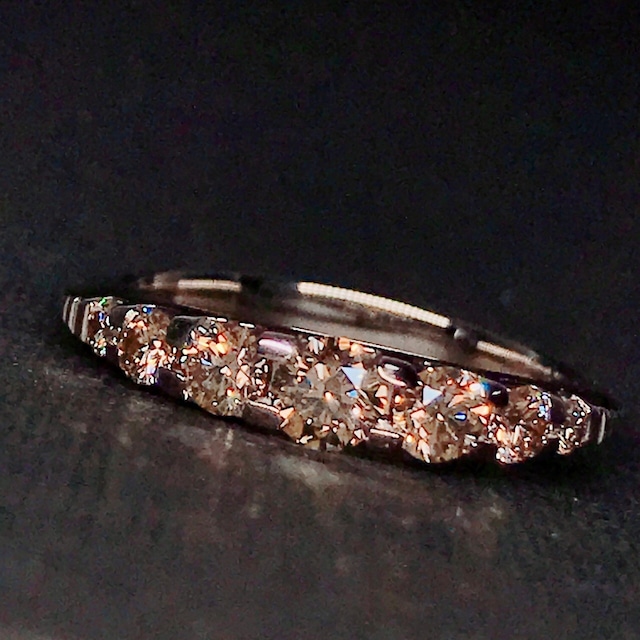 カシケイ リング ダイヤ ダイヤモンド 1.00ct ネイキッド 12号 K18BG  