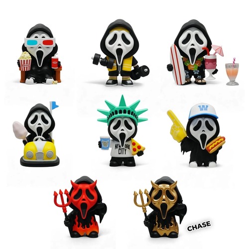 ［3月下旬入荷予定］カルチャーフライ ゴーストフェイス イン ディファレント プレイス 3インチ ブラインドボックス ビニールフィギュア 未開封