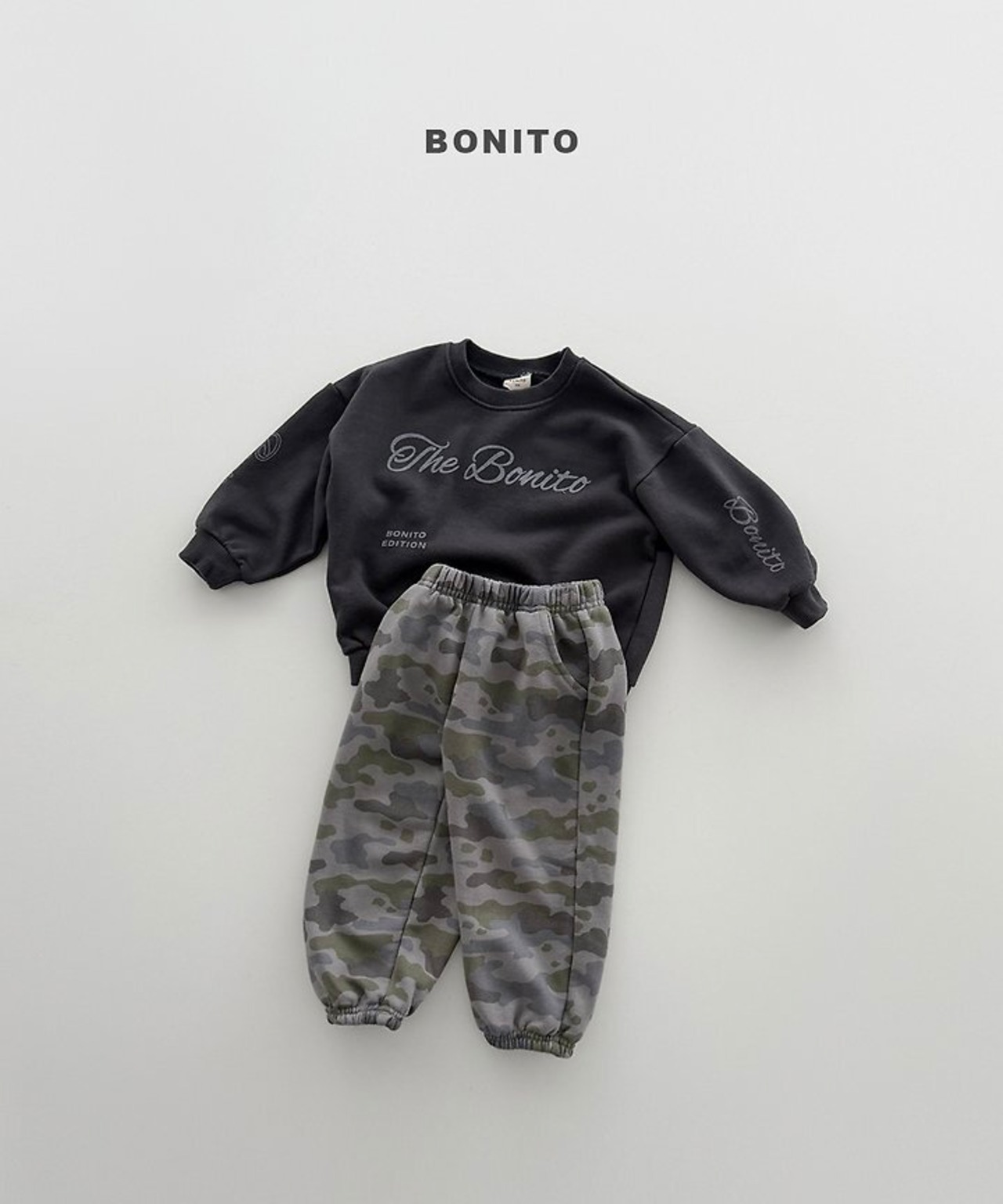 【取寄/韓国直送】BONITO 26/AT 雲カモ柄ジョガーパンツ｜夏服｜韓国子供服