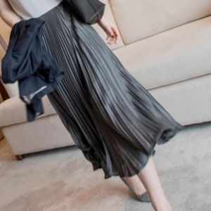 ミモレ丈プリーツスカート A00146
