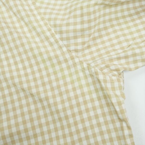 Size【L】 SUPREME シュプリーム 21SS Gingham S/S Shirt Beige 半袖