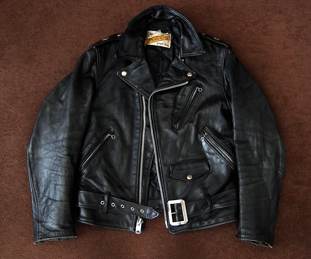 70s ブロスタグ ショット ワンスター 613 ダブル ライダースジャケット