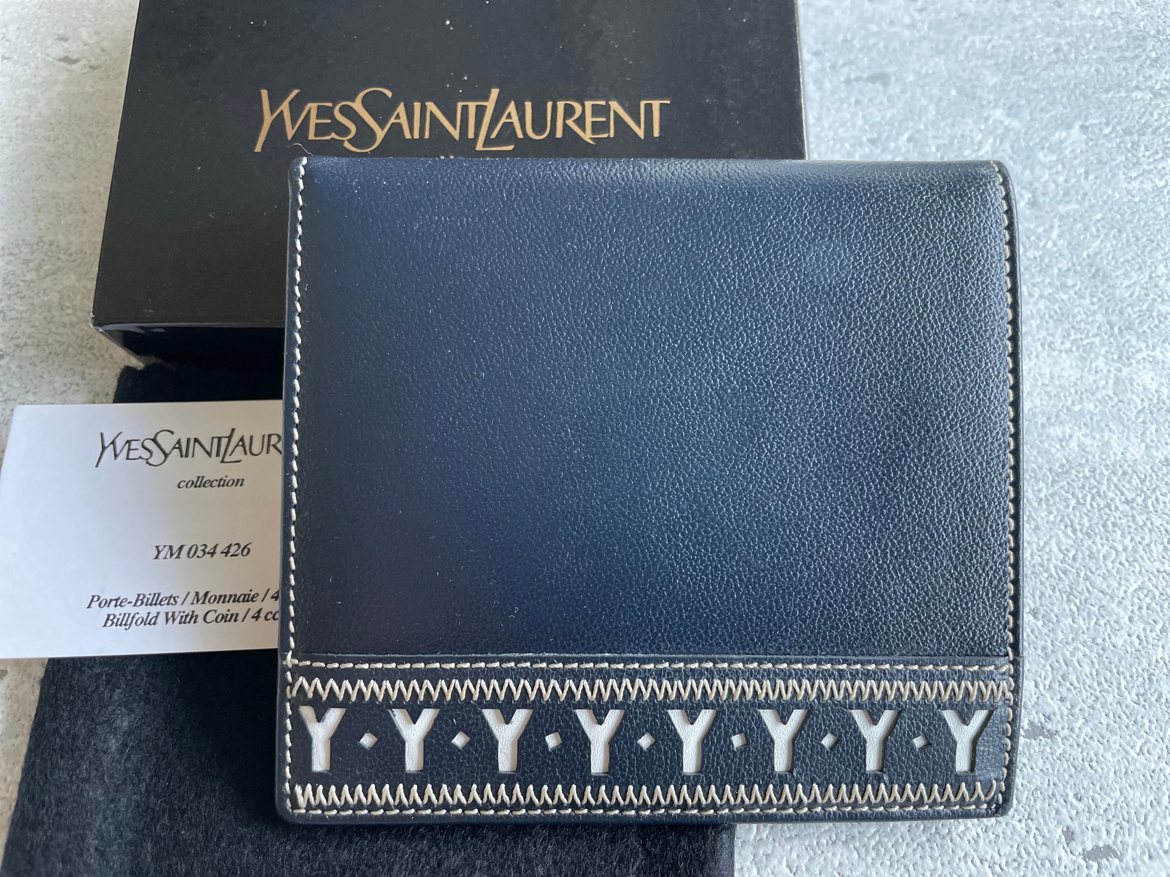 サンローラン 折りたたみ財布 （サンローラン モノグラム サンローラン  