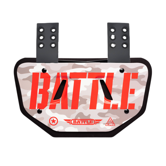 BATTLE バックプレート Stencil Camo アメフト プロテクター