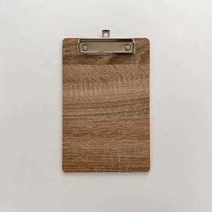 Wood Grain Clip Board｜木目調クリップボード A5