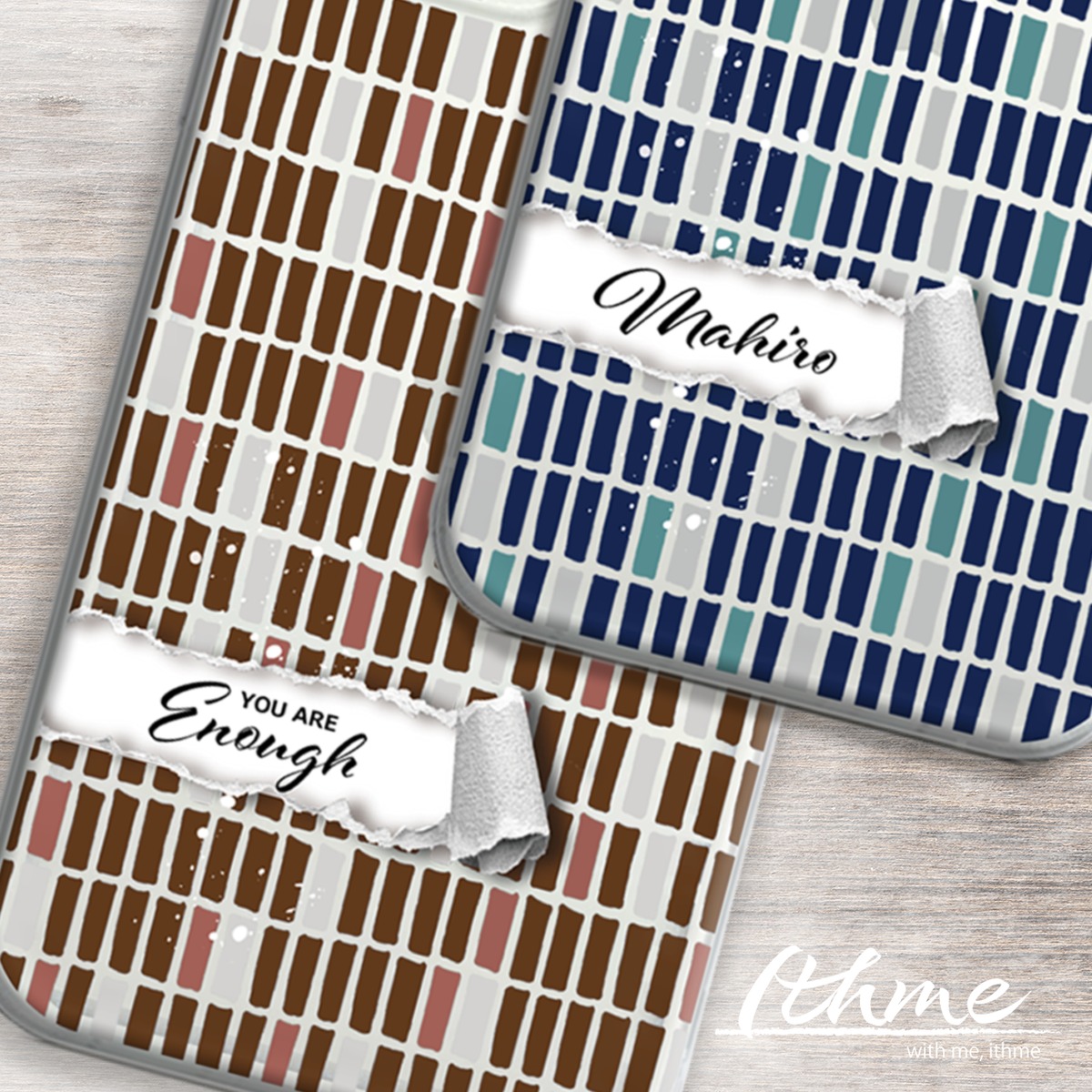 全機種対応 / tile ☆ 名入れ可【スマホハードケース・クリアケース