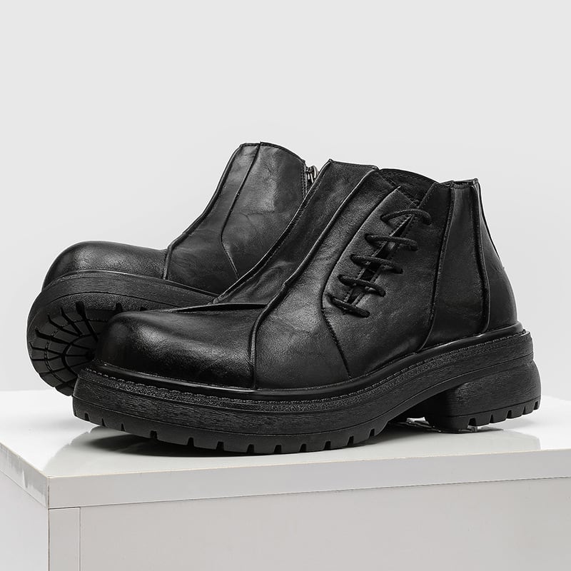 Grain Layer Boots ＋7cm | Urban Cypher