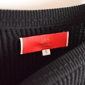 Leh / GANKO別注×damage waffle L/S sweater