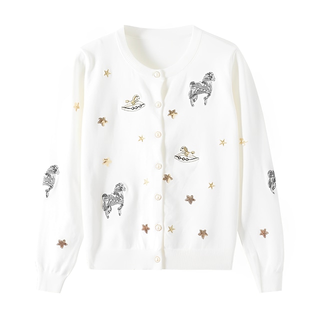 Starry horse cardigan　 M2173