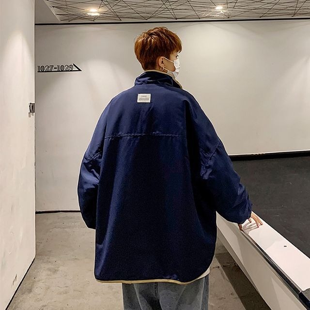 予約販売 ライトジャケット アウター メンズ リバーシブル カジュアル こなれ感 お洒落 韓国 トレンド 春 M L Xl 2xl Favoriteselect